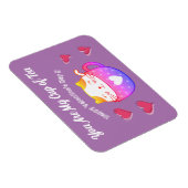 Flexibles Foto Magnet mit einer Katze in einer Tee (Rechte Seite)