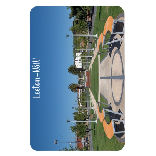 Flexibles Foto Magnet mit Foto von Leeton (Vertikal)