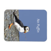 Flexibles Foto Magnet mit Puffin (Horizontal)