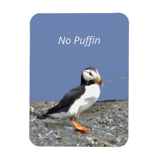 Flexibles Foto Magnet mit Puffin (Vertikal)