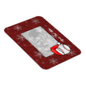 Flexibles Foto Magnet - Santa Baseball (Rechte Seite)