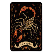Flexibles Foto Magnet Scorpio Celestial Zodiac Art (Vertikal)