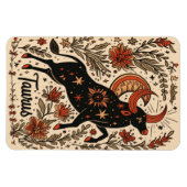 Flexibles Foto Magnet Taurus Celestial Zodiac Art (Horizontal)