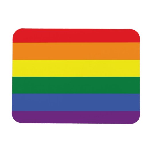 Flexibles LGBT-Format (horizontal) Magnet (Horizontal)
