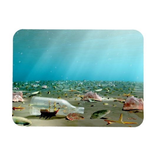 Flexibles Magnet für das Flaschenwrack (Horizontal)