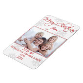 Flexibles Magnet für Weihnachts-Fotokarten (Linke Seite)