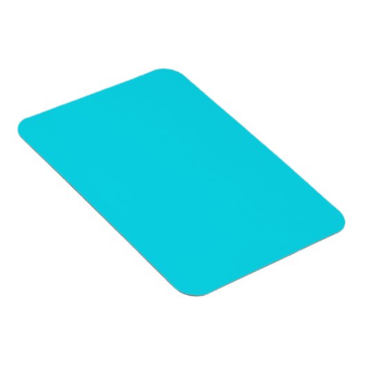 Flexibles Magnet mit Aqua Blue Hintergrund (Rechte Seite)