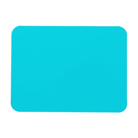 Flexibles Magnet mit Aqua Blue Hintergrund (Horizontal)