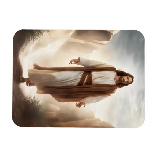 Flexibles Magnet mit Lord Jesus Walking (Horizontal)