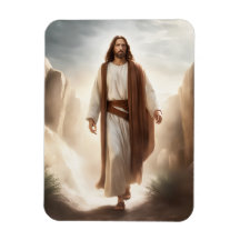Flexibles Magnet mit Lord Jesus Walking