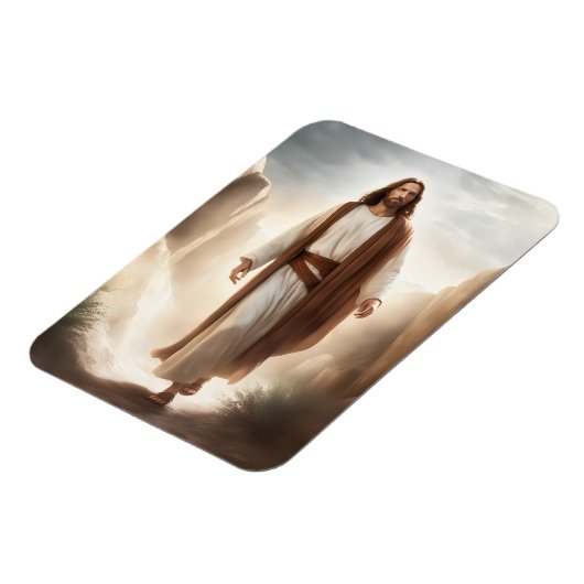 Flexibles Magnet mit Lord Jesus Walking (Linke Seite)