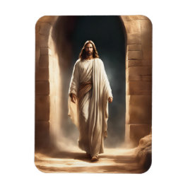 Flexibles Magnet mit Lord Jesus Walking
