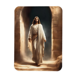 Flexibles Magnet mit Lord Jesus Walking