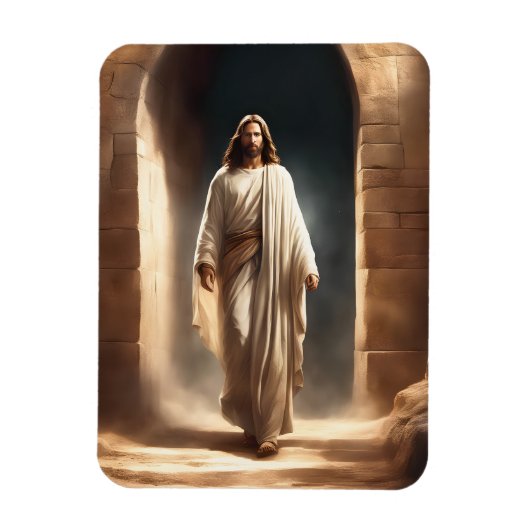 Flexibles Magnet mit Lord Jesus Walking (Vertikal)