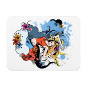 Flexibles Magnet mit tanzendem Girl-Image (Horizontal)