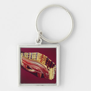 Flexibles Perlenarmband Schlüsselanhänger