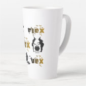 Flexing Hexing und Vexing Latte Tasse (Rechte Ecke)