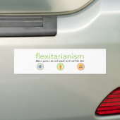 Flexitarian-Autoaufkleber Autoaufkleber (Auf Auto)