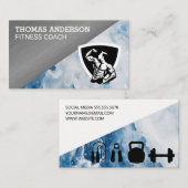 Flexodruck | Fitness Visitenkarte (Vorne/Hinten)