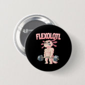 Flexolotl Axolotl Button (Vorne & Hinten)