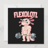 Flexolotl Axolotl Einladung (Rückseite)