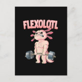 Flexolotl Axolotl Einladungspostkarte (Vorderseite)