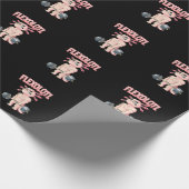 Flexolotl Axolotl Geschenkpapier (Ecke)