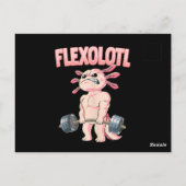 Flexolotl Axolotl Postkarte (Rückseite)