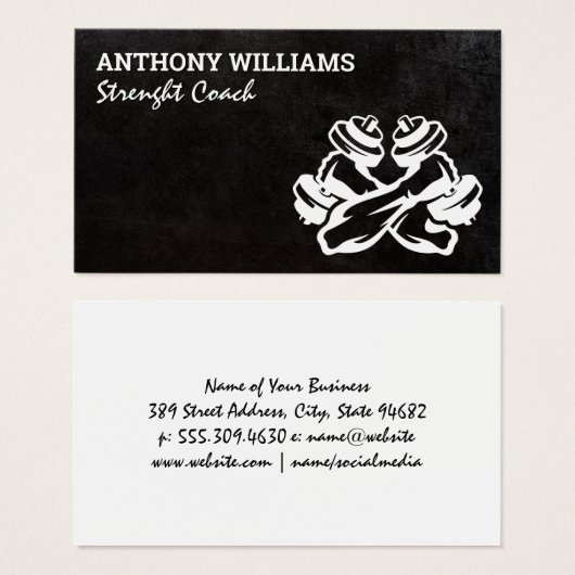 Flexwaffen, die Dumbells halten (Vorne & Hinten)