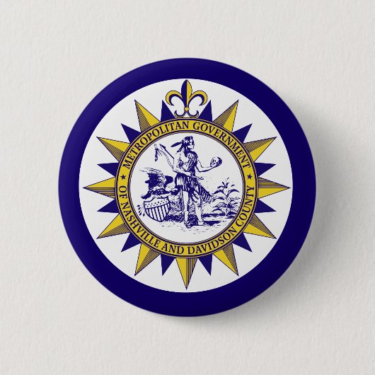 FlFlag von Nashville, Tennessee Button (Vorderseite)