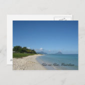 Flic-en-Flac, Mauritius Postkarte (Vorne/Hinten)