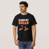 Flick meine Bälle Pinball Arcade Retro T-Shirt (Vorne ganz)