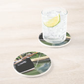 Flicka Sailboat Bow Sprit Sandstone Untersetzer (Seite)