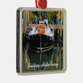 Flicka Sailboat Reflections Ornament (Rechts)