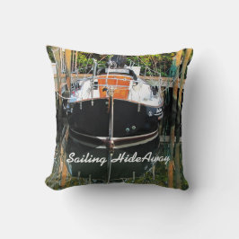 Flicka Sailboat Schubkiefer Kissen