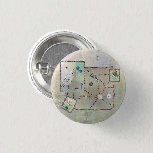 Flicken Button (Vorne & Hinten)