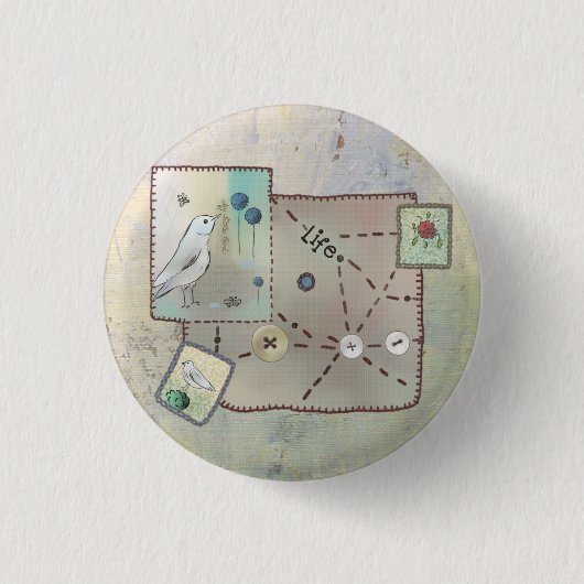 Flicken Button (Vorderseite)
