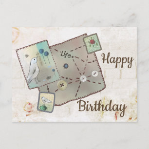 Flicken Postkarte