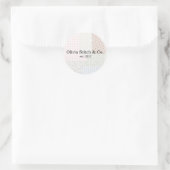Flicken-Sticker Runder Aufkleber (Tasche)