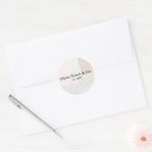Flicken-Sticker Runder Aufkleber (Umschlag)