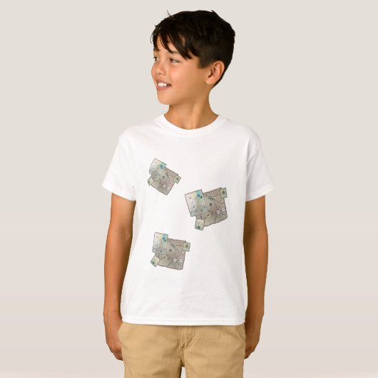 Flickenhemd T-Shirt (Vorne ganz)