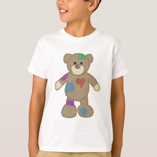 Flickenteddy T-Shirt (Vorderseite)