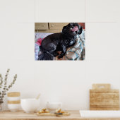 Flicker der Zunge Poster (Küche)