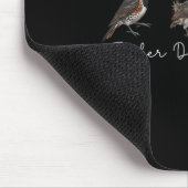 Flicker Dodo Titmouse Funny Bird Clever Birdwatche Mousepad (Ecke)