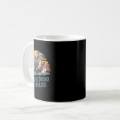 Flicker Dodo Titmouse Funny Retro Bird Liebhaber D Kaffeetasse (Vorderseite Links)