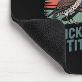 Flicker Dodo Titmouse Funny Retro Bird Liebhaber D Mousepad (Ecke)