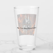 Flicker & Flame - Jäger-Holmes-Pint/Shaker-Glas Glas (Rückseite)