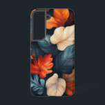 Flicker Garden Samsung Galaxy Hülle<br><div class="desc">Farbenfrohe Fackeln weißer Blütenblätter mit blassfarbigen Blitzen.</div>