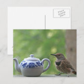 Flicker und Teapot Postkarte (Vorne/Hinten)