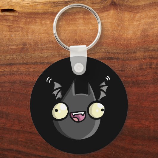 Flickerfluid™ / Fat Bat Double-Sided Keychain Schlüsselanhänger (Rückseite)